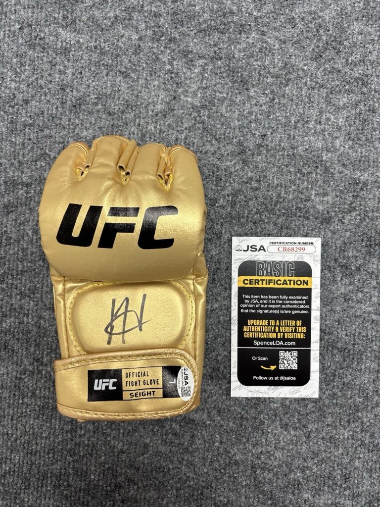Joshua Josh Hokit Signed Autographed UFC Glove MMA FIGHTER Undefeated JSA Coa