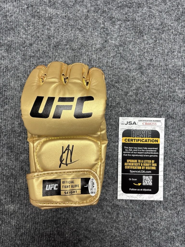 Joshua Josh Hokit Signed Autographed UFC Glove MMA FIGHTER Undefeated JSA Coa