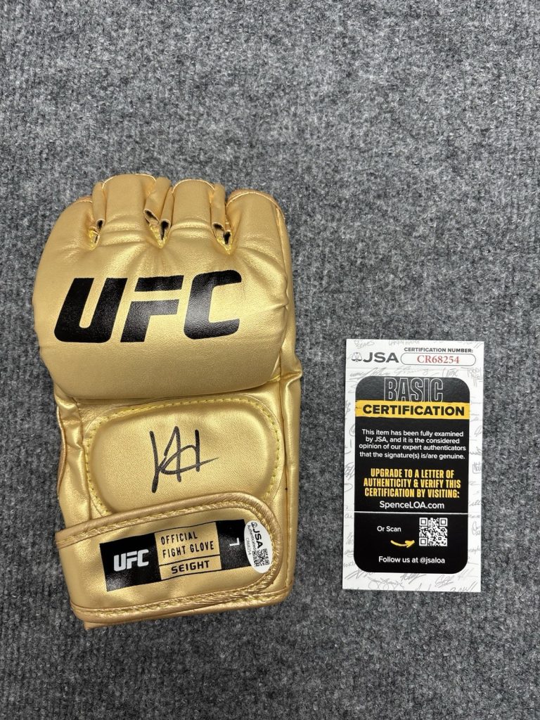 Joshua Josh Hokit Signed Autographed UFC Glove MMA FIGHTER Undefeated JSA Coa