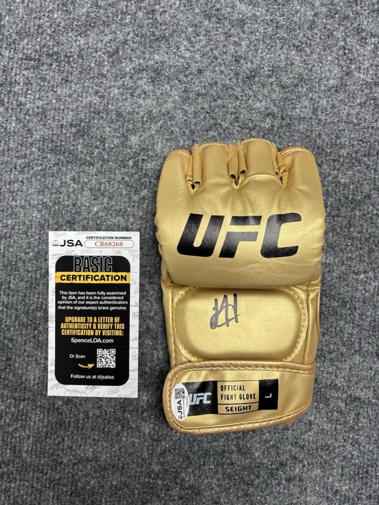 Joshua Josh Hokit Signed Autographed UFC Glove MMA FIGHTER Undefeated JSA Coa