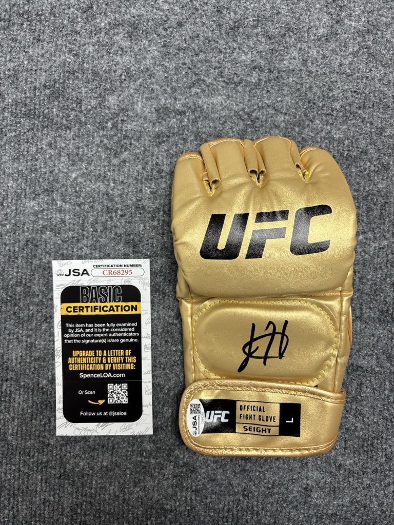 Joshua Josh Hokit Signed Autographed UFC Glove MMA FIGHTER Undefeated JSA Coa