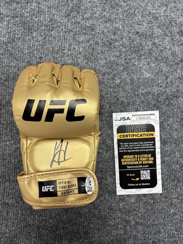 Joshua Josh Hokit Signed Autographed UFC Glove MMA FIGHTER Undefeated JSA Coa