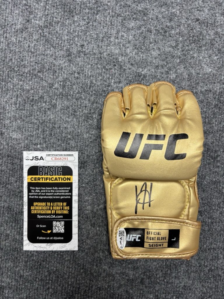 Joshua Josh Hokit Signed Autographed UFC Glove MMA FIGHTER Undefeated JSA Coa