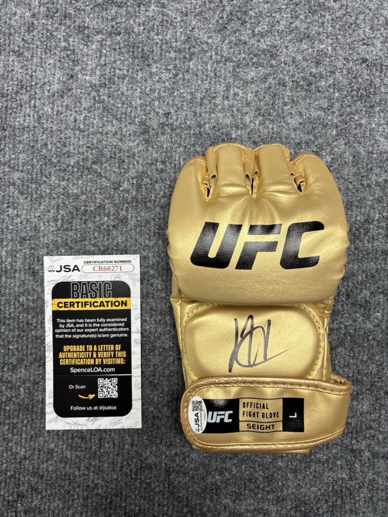 Joshua Josh Hokit Signed Autographed UFC Glove MMA FIGHTER Undefeated JSA Coa