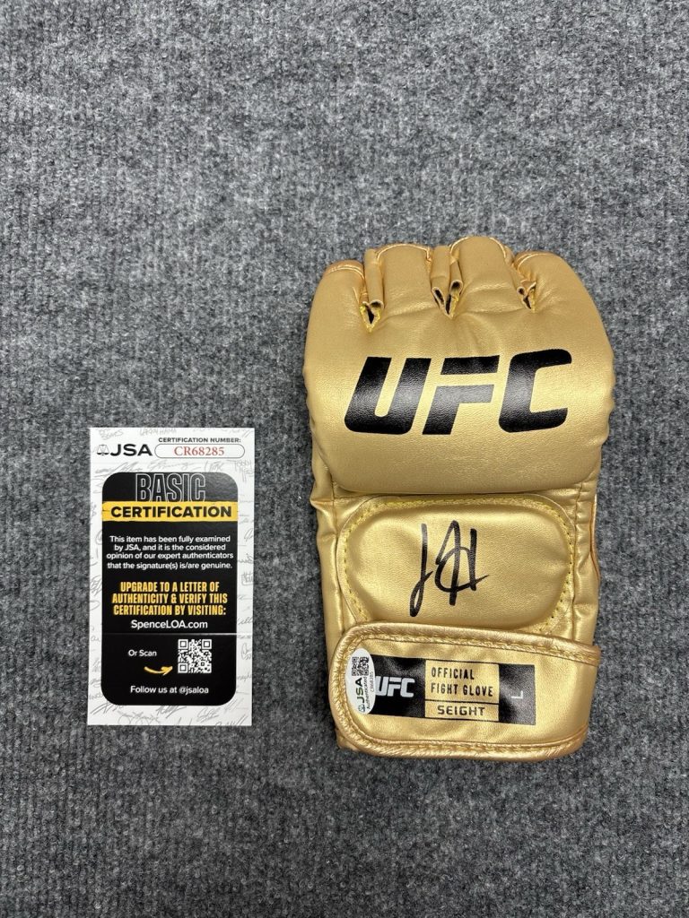Joshua Josh Hokit Signed Autographed UFC Glove MMA FIGHTER Undefeated JSA Coa