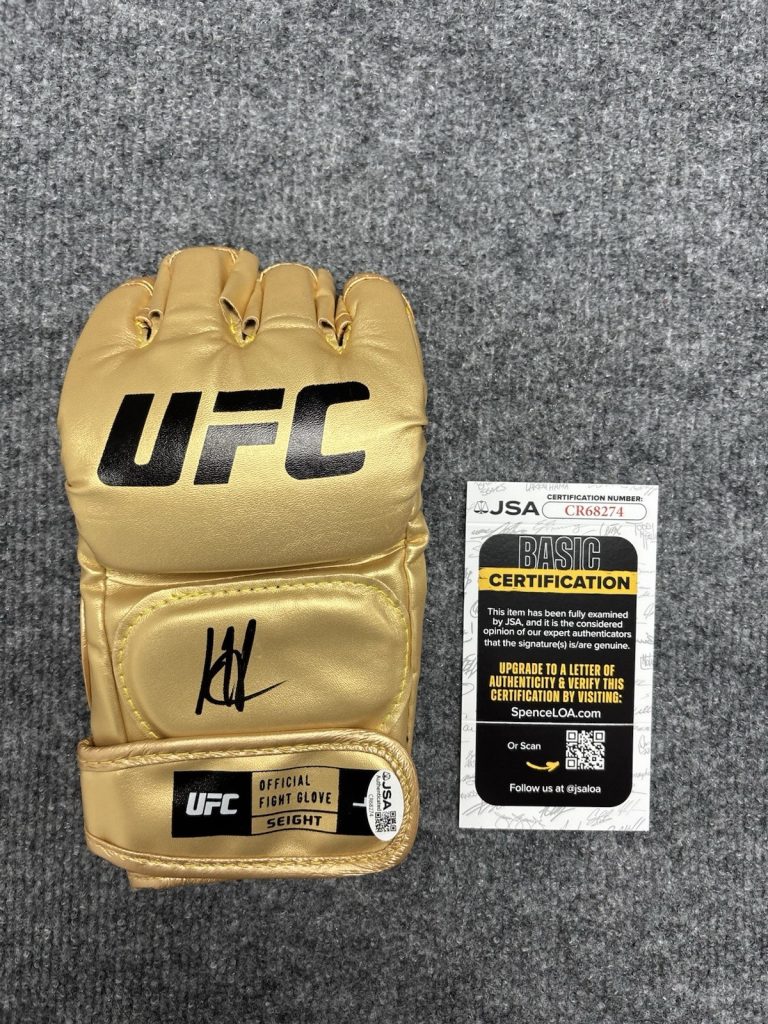 Joshua Josh Hokit Signed Autographed UFC Glove MMA FIGHTER Undefeated JSA Coa