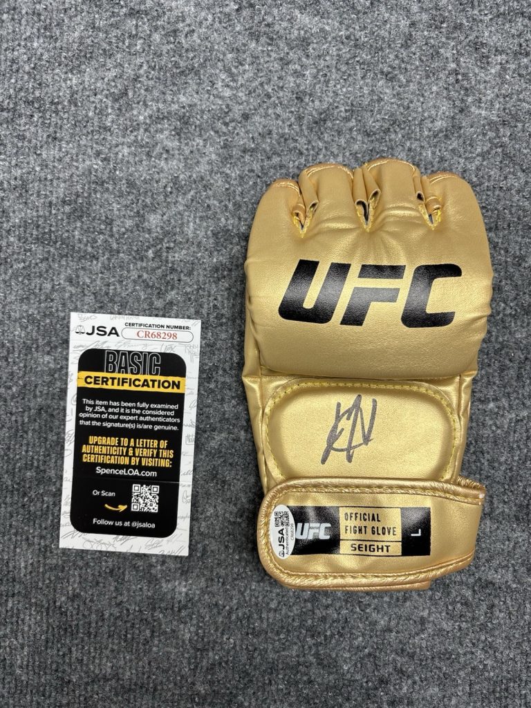 Joshua Josh Hokit Signed Autographed UFC Glove MMA FIGHTER Undefeated JSA Coa