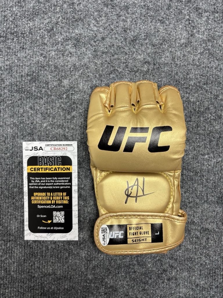 Joshua Josh Hokit Signed Autographed UFC Glove MMA FIGHTER Undefeated JSA Coa