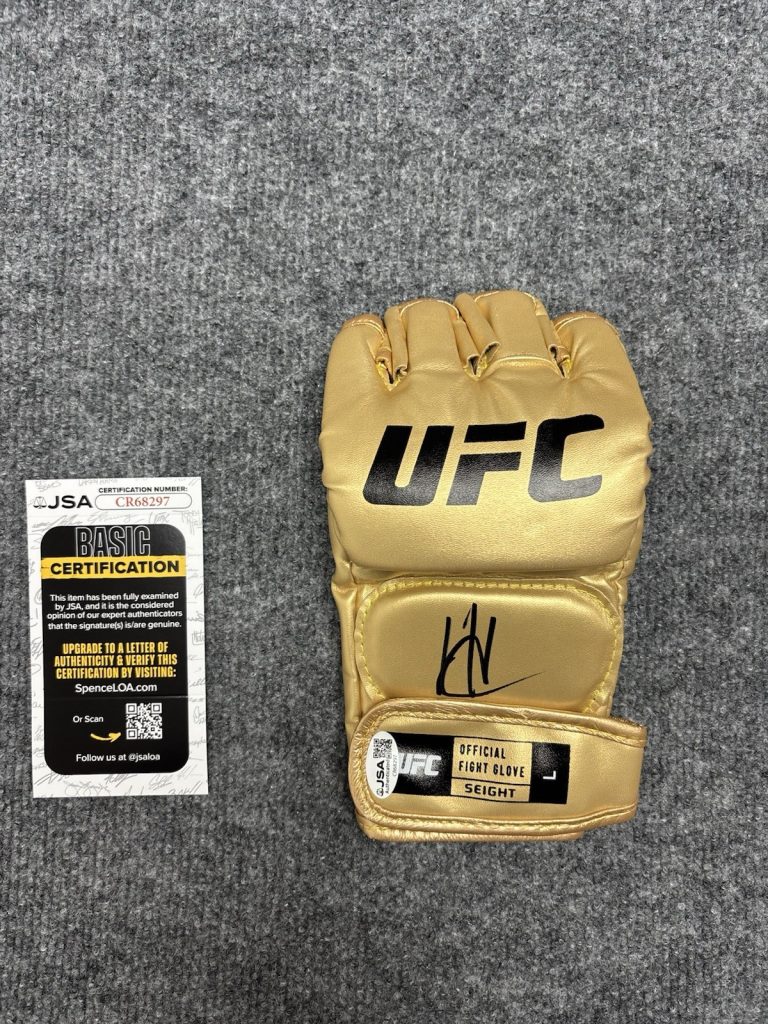 Joshua Josh Hokit Signed Autographed UFC Glove MMA FIGHTER Undefeated JSA Coa