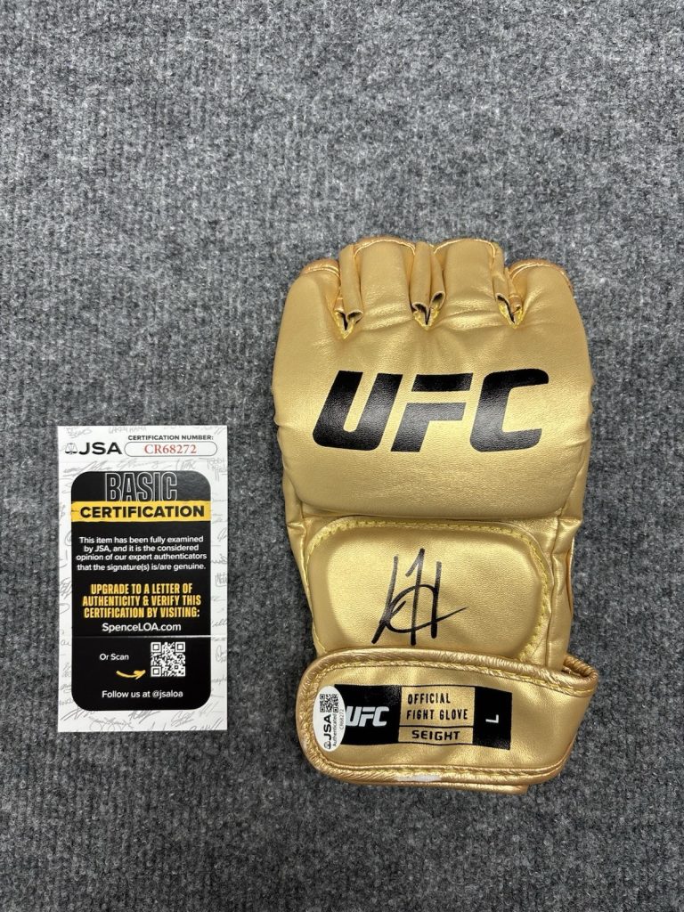 Joshua Josh Hokit Signed Autographed UFC Glove MMA FIGHTER Undefeated JSA Coa