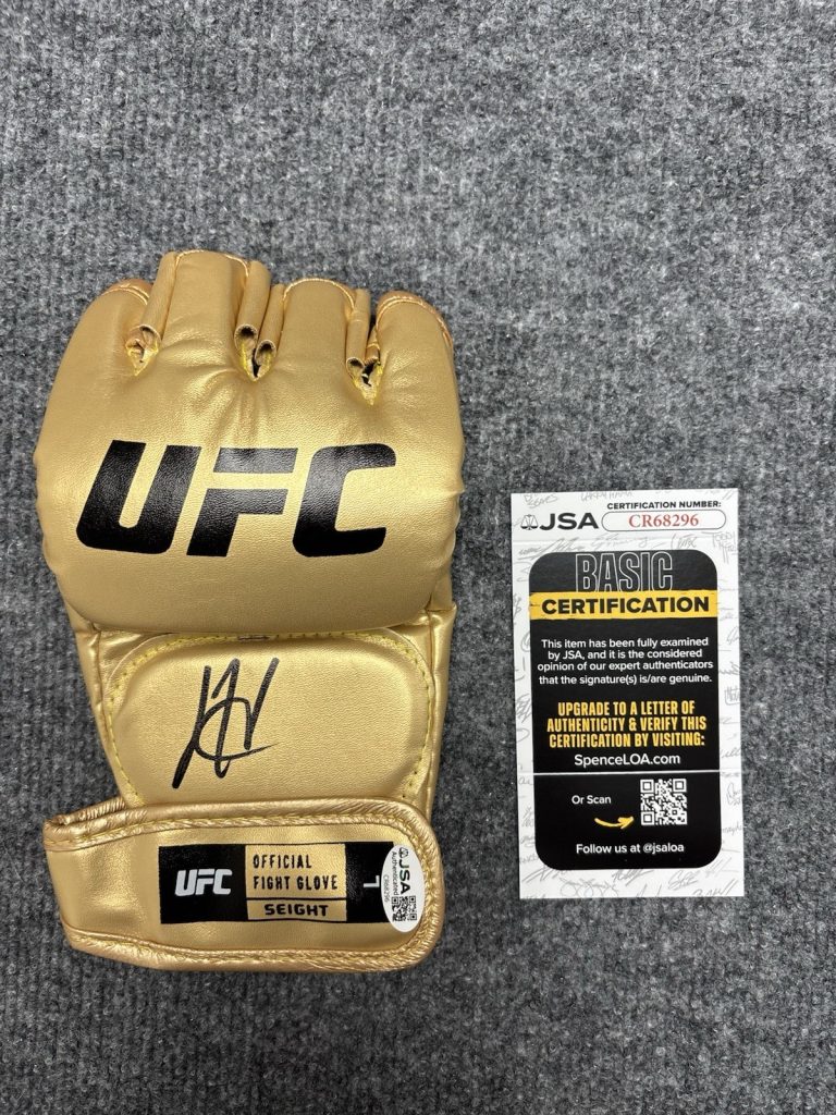 Joshua Josh Hokit Signed Autographed UFC Glove MMA FIGHTER Undefeated JSA Coa