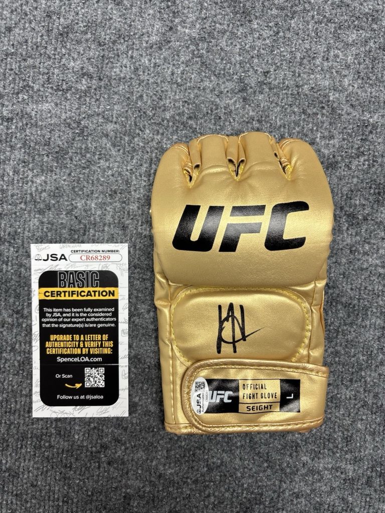 Joshua Josh Hokit Signed Autographed UFC Glove MMA FIGHTER Undefeated JSA Coa