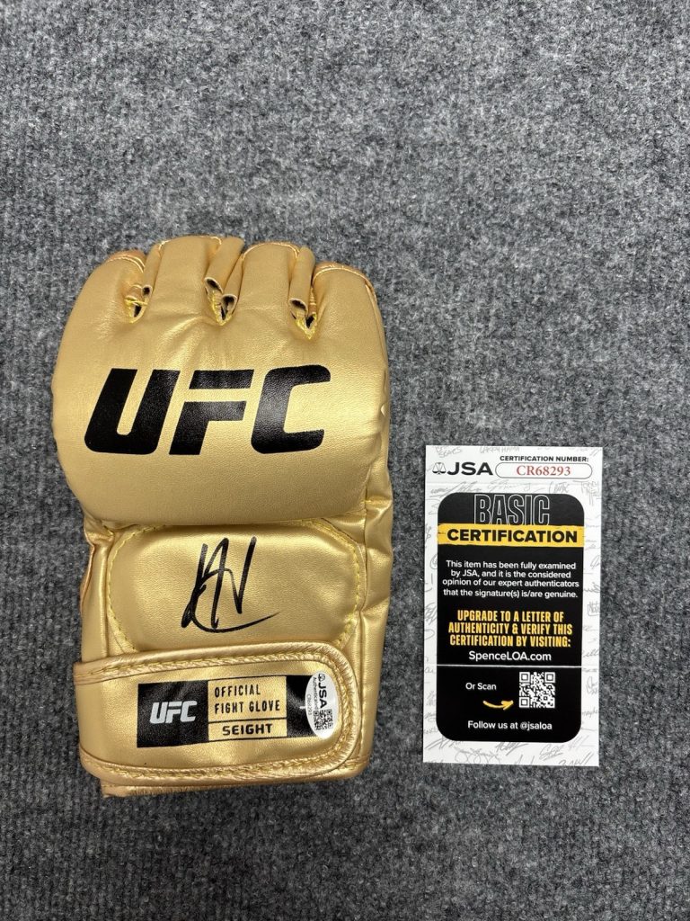 Joshua Josh Hokit Signed Autographed UFC Glove MMA FIGHTER Undefeated JSA Coa