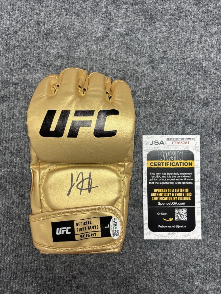 Joshua Josh Hokit Signed Autographed UFC Glove MMA FIGHTER Undefeated JSA Coa