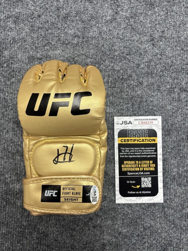 Joshua Josh Hokit Signed Autographed UFC Glove MMA FIGHTER Undefeated JSA Coa