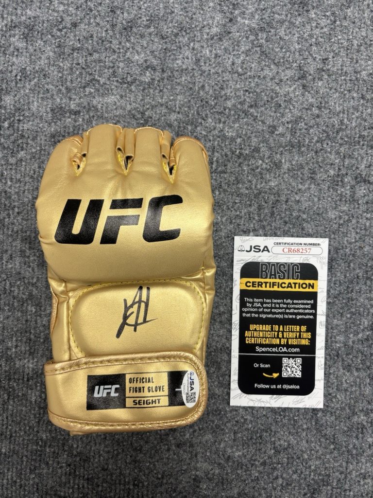 Joshua Josh Hokit Signed Autographed UFC Glove MMA FIGHTER Undefeated JSA Coa