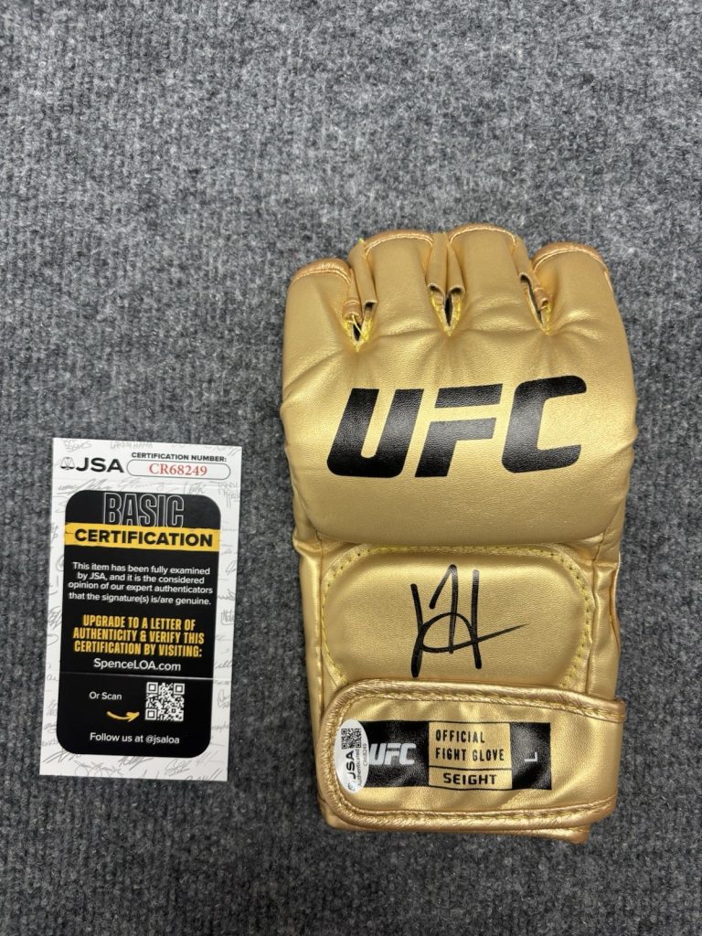 Joshua Josh Hokit Signed Autographed UFC Glove MMA FIGHTER Undefeated JSA Coa