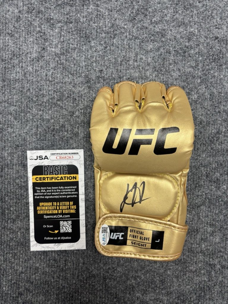 Joshua Josh Hokit Signed Autographed UFC Glove MMA FIGHTER Undefeated JSA Coa