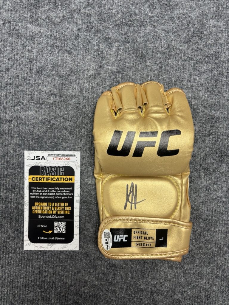 Joshua Josh Hokit Signed Autographed UFC Glove MMA FIGHTER Undefeated JSA Coa