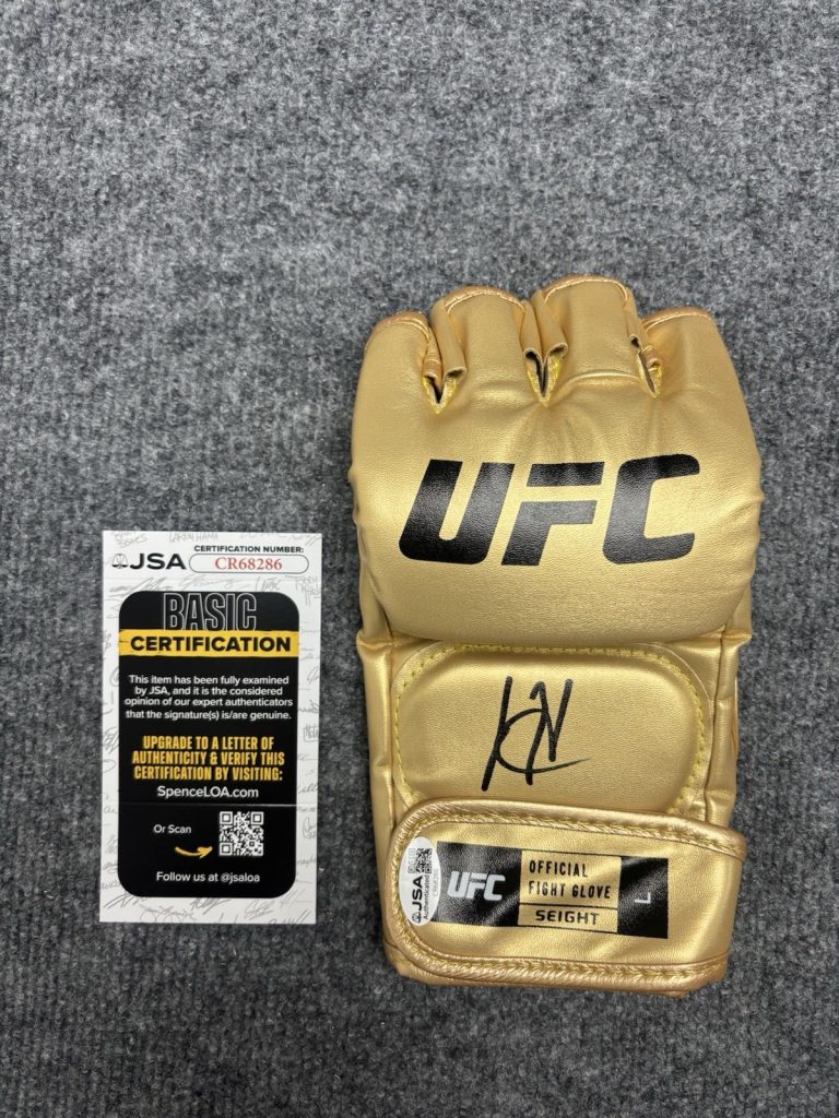 Joshua Josh Hokit Signed Autographed UFC Glove MMA FIGHTER Undefeated JSA Coa