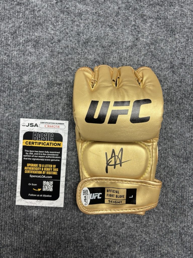 Joshua Josh Hokit Signed Autographed UFC Glove MMA FIGHTER Undefeated JSA Coa