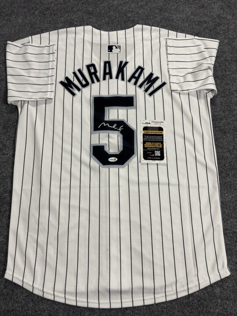 Munetaka Murakami Chicago White Sox Autographed Signed Jersey JSA Certified
