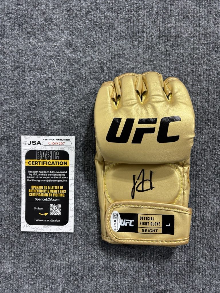 Joshua Josh Hokit Signed Autographed UFC Glove MMA FIGHTER Undefeated JSA Coa