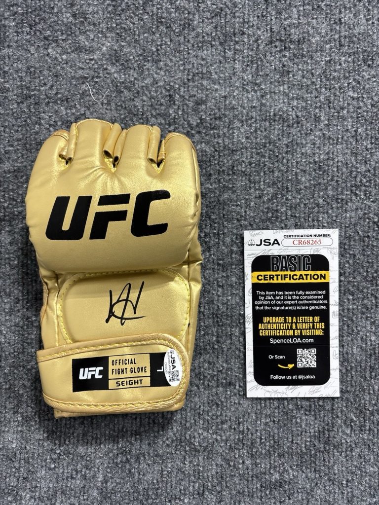 Joshua Josh Hokit Signed Autographed UFC Glove MMA FIGHTER Undefeated JSA Coa