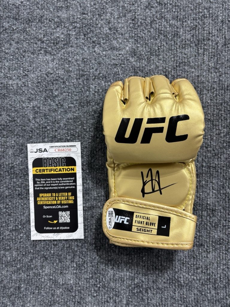 Joshua Josh Hokit Signed Autographed UFC Glove MMA FIGHTER Undefeated JSA Coa