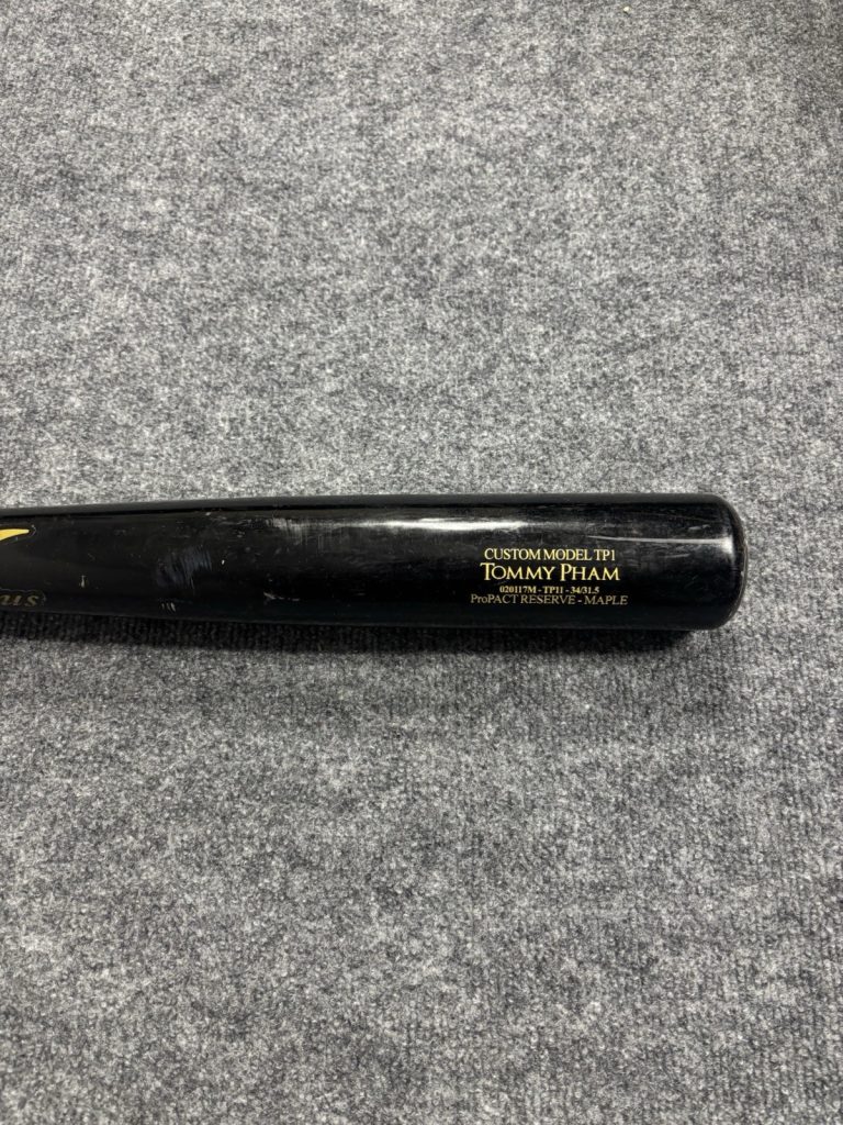 TOMMY PHAM Game Used Bat. Pirates Mets Cardinals . Propact Reserve Model.