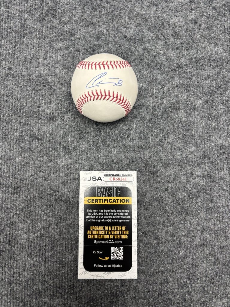 Carter Kieboom Signed Autographed Major League Baseball Washington Nationals Jsa