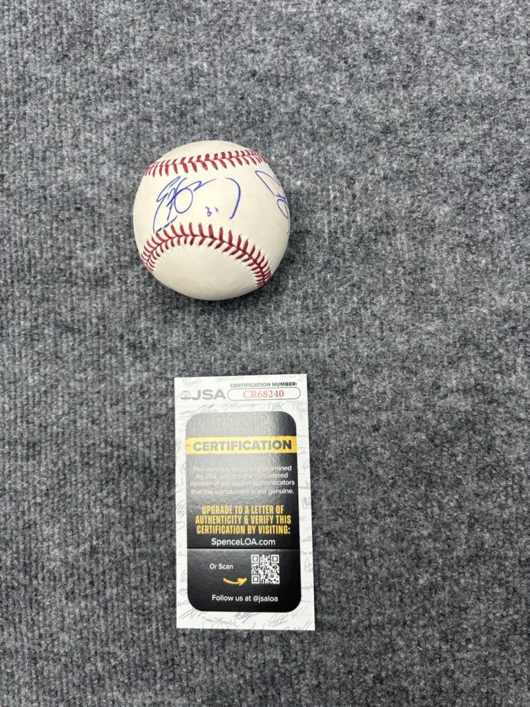 Eric Hosmer Signed Autographed Major League Baseball. JSA Coa. Read