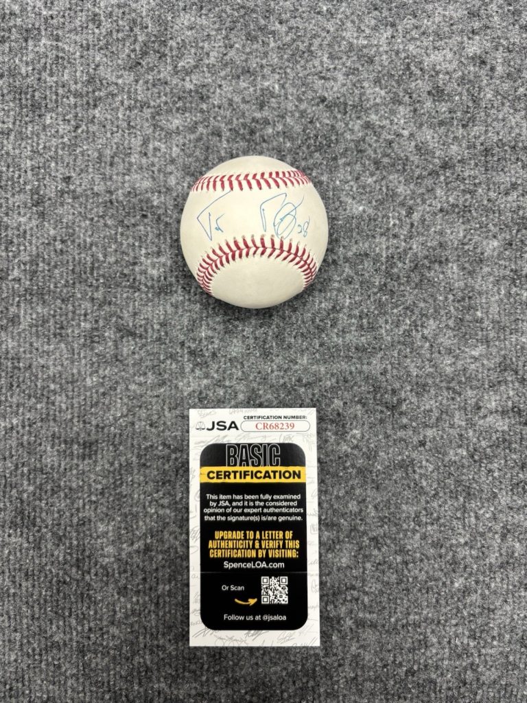 TREVOR ROGERS SIGNED AUTOGRAPHED OFFICIAL MLB BASEBALL JSA COA. Orioles