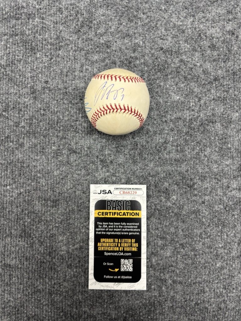 Jose Reyes Signed Autographed New York Mets Logo Baseball.  JSA Coa. Read!!