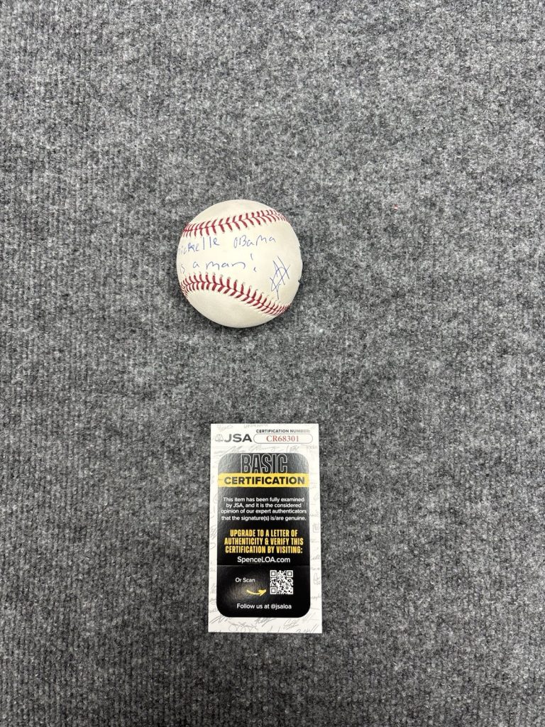 Josh Hokit UFC Fighter Autographed Signed Inscribed Baseball UFC MMA JSA COA