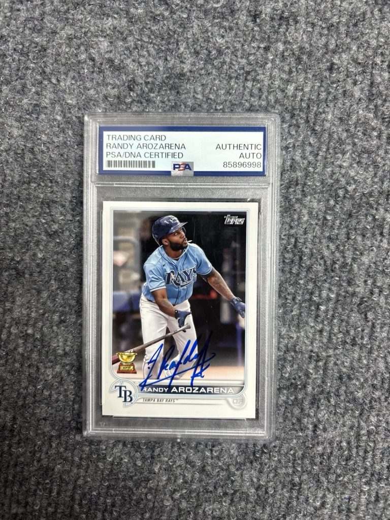 2022 Topps Series 1 - Randy Arozarena #196 Auto Psa DNA