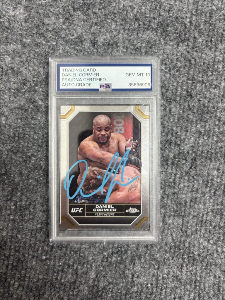 Daniel Cormier signed autographed 2024 Topps Chrome Ufc Auto #56. Psa