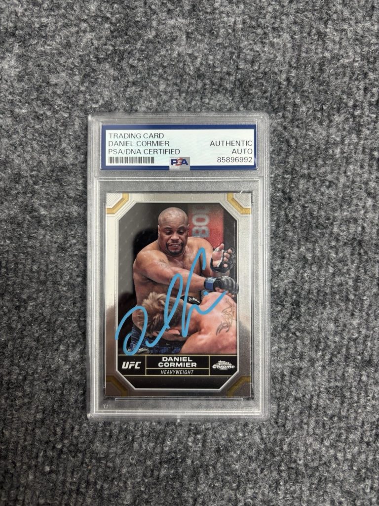 Daniel Cormier signed autographed 2024 Topps Chrome Ufc Auto #56. Psa