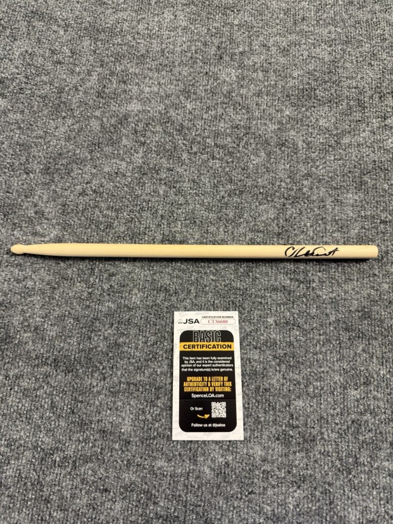 Chad Smith Signed Autographed Drumstick Red Hot Chili Peppers Jsa Coa