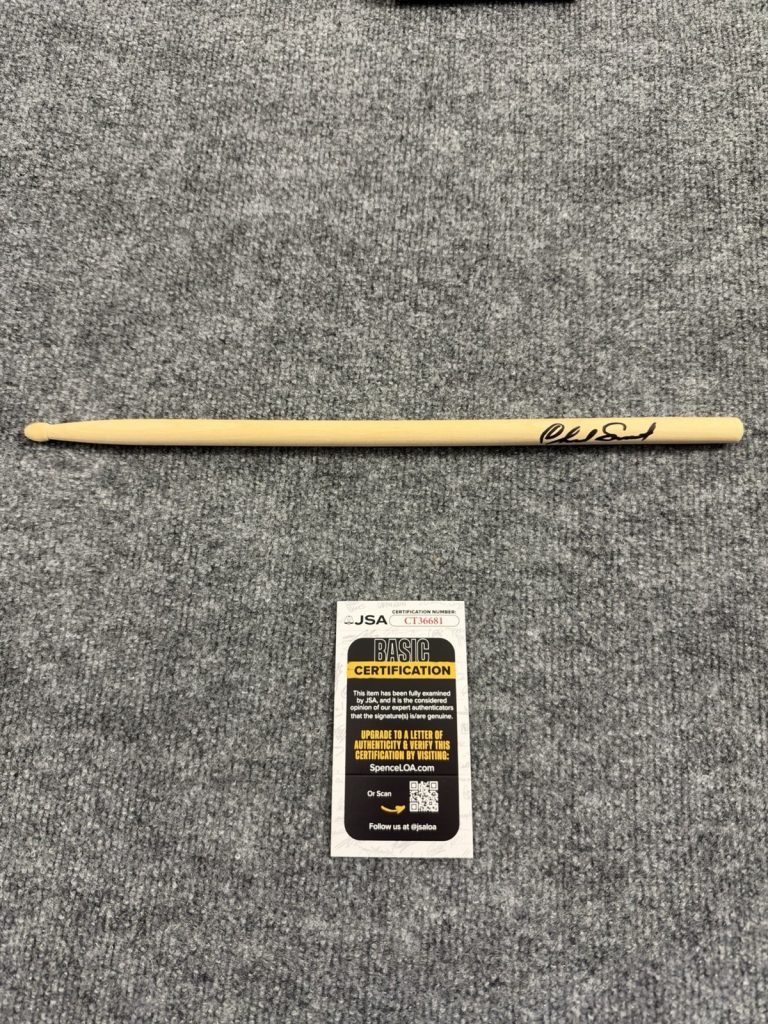 Chad Smith Signed Autographed Drumstick Red Hot Chili Peppers Jsa Coa
