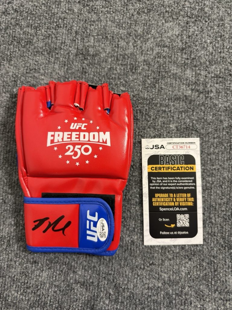 Bo Nickal Autographed Signed Ufc Freedom 250 White House UFC Glove JSA COA