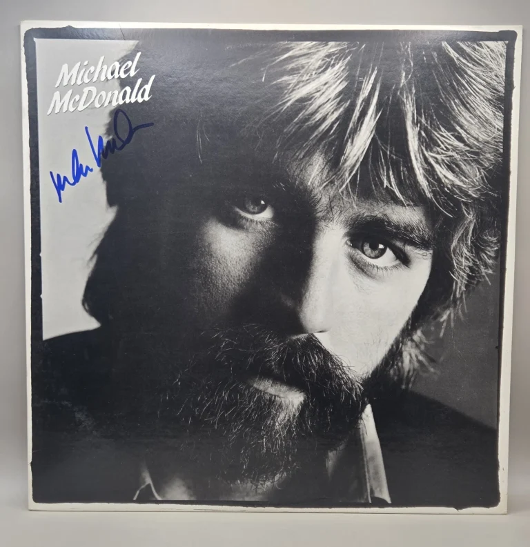 DOOBIE BROTHERS MICHAEL McDONALD signed autographed LP RECORD BECKETT (BAS)