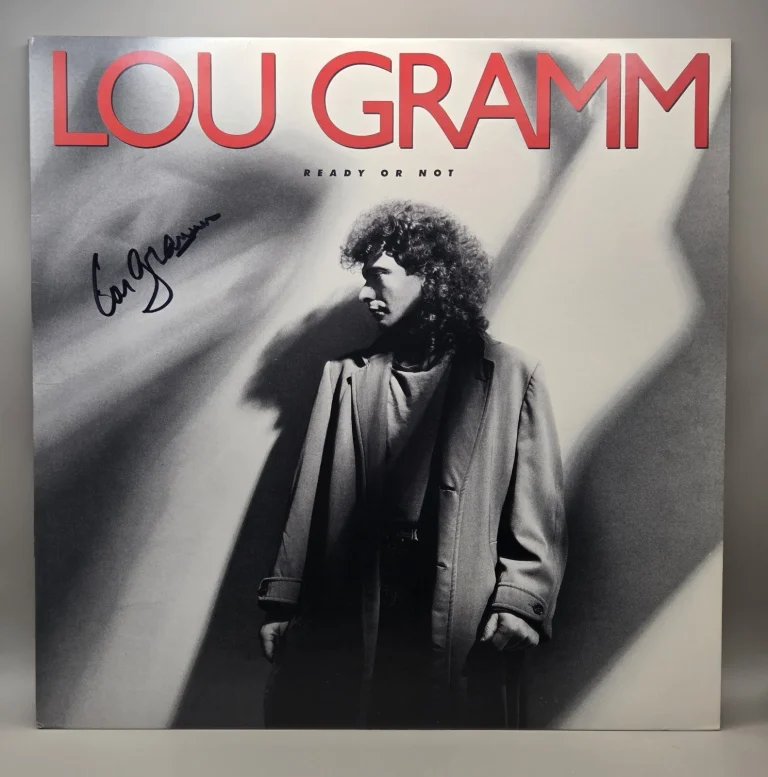 LOU GRAMM signed auto 