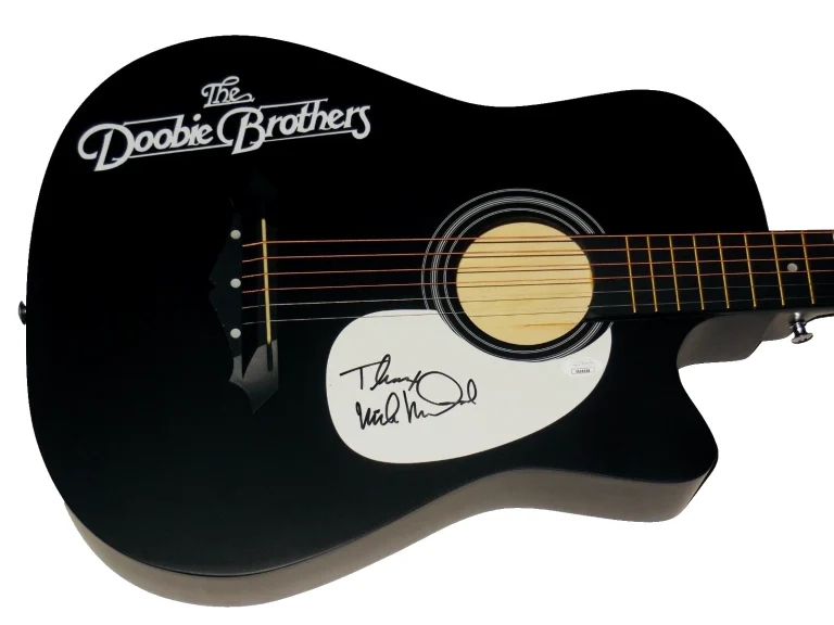 MICHAEL MCDONALD AUTOGRAPHED ACOUSTIC GUITAR (THE DOOBIE BROTHERS) - JSA COA!