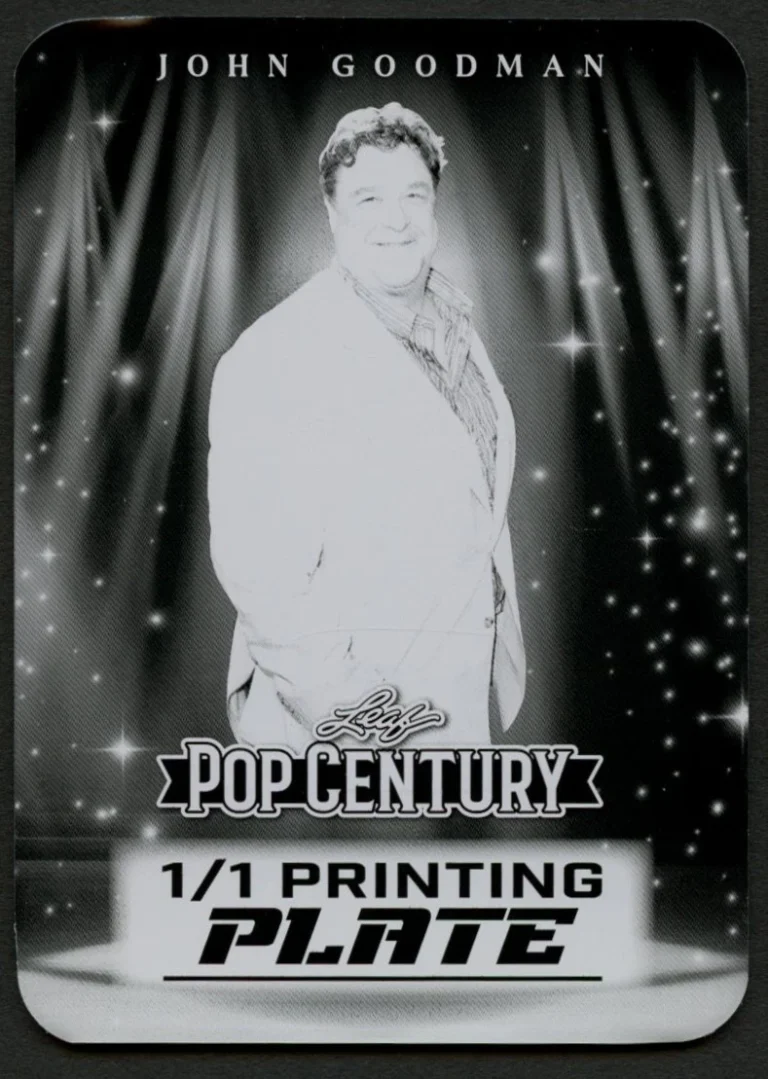 John Goodman 2026 Leaf Pop Century Card 1/1 Printing Plate Actor: Roseanne