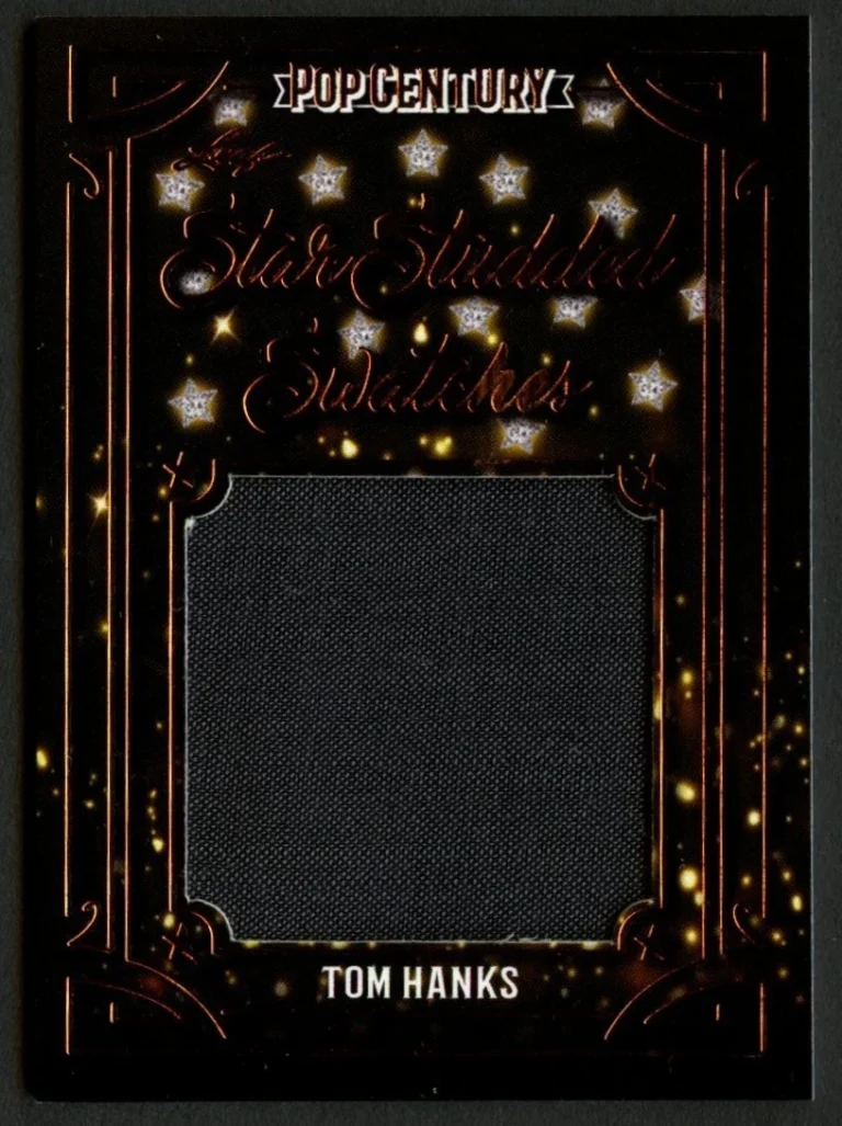 Tom Hanks 2022 Leaf Pop Century Starc Studded Swatches Card Actor Forrest Gump