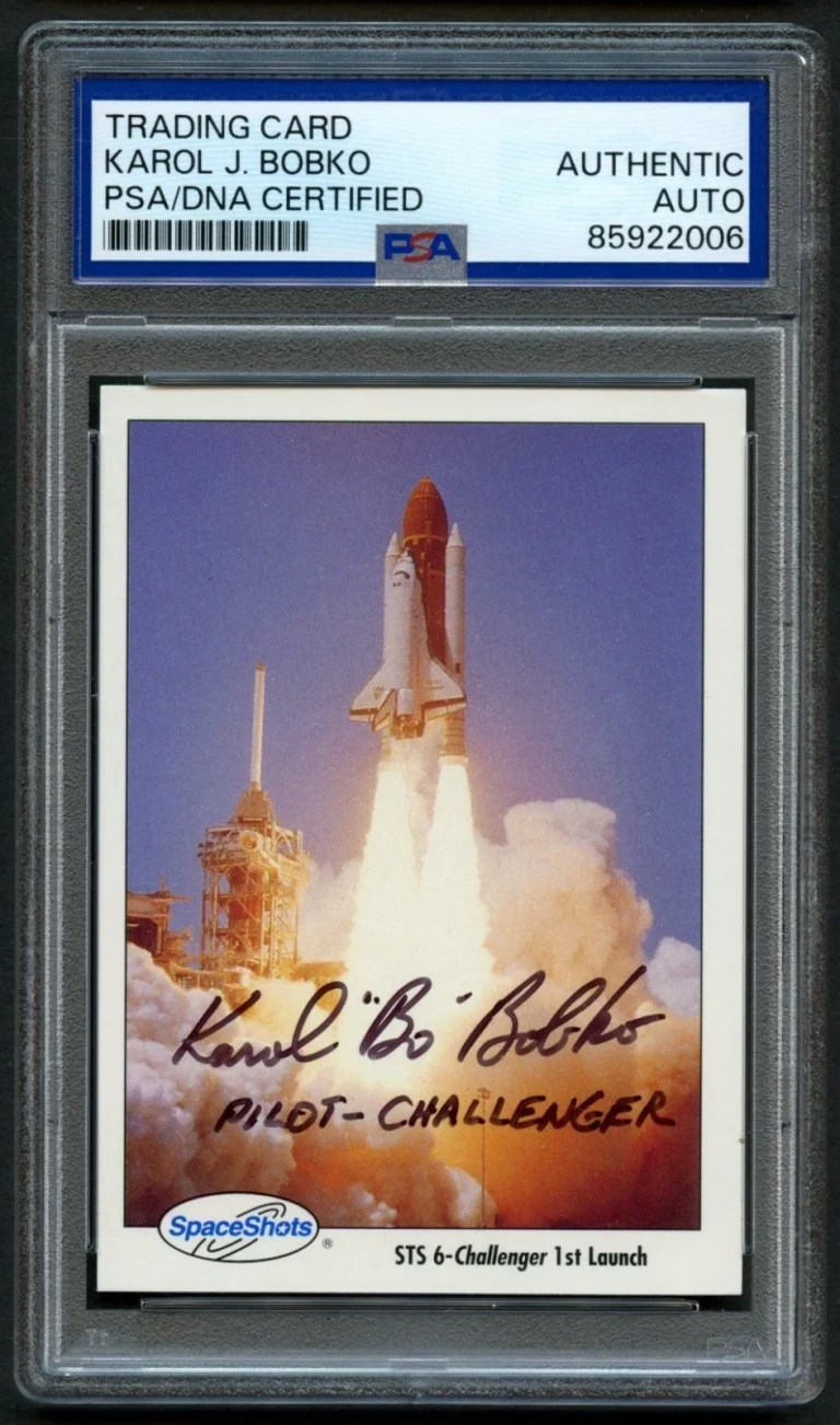 Carol J Bobko #290 signed autograph auto Space Shots NASA Card PSA Slabbed