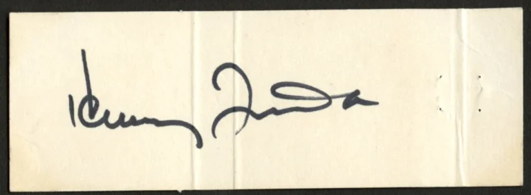Henry Fonda d1982 signed autograph Matchbook Cover Actor Broadway PSA Stickered