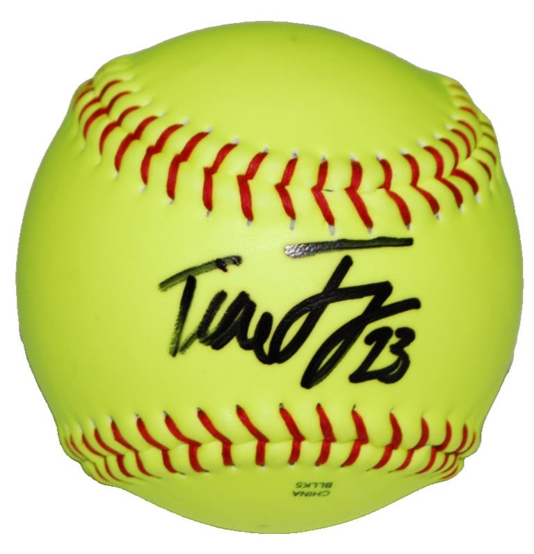 TIARE JENNINGS signed (VOLTS) OKLAHOMA SOONERS softball BECKETT BAS BY085960