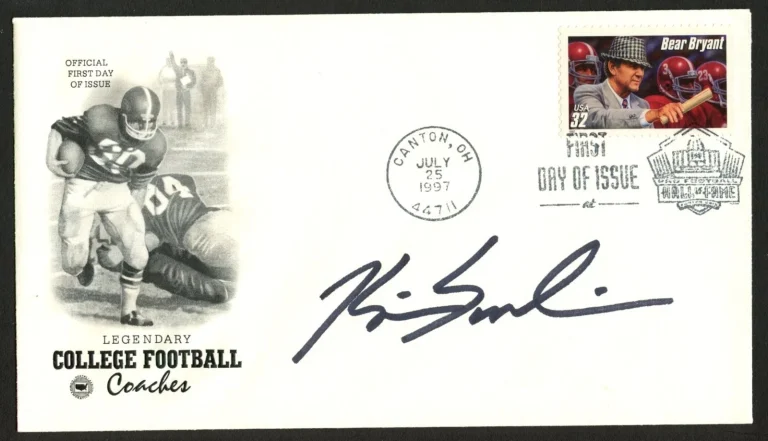 Kevin Sumlin signed autograph FDC Former Football Coach PSA Stickered